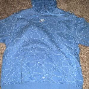 Nike Blue Graphic Hoodie